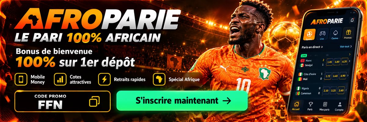 Affiche code promo Afroparie 2026 : FFN — Cousin Marc