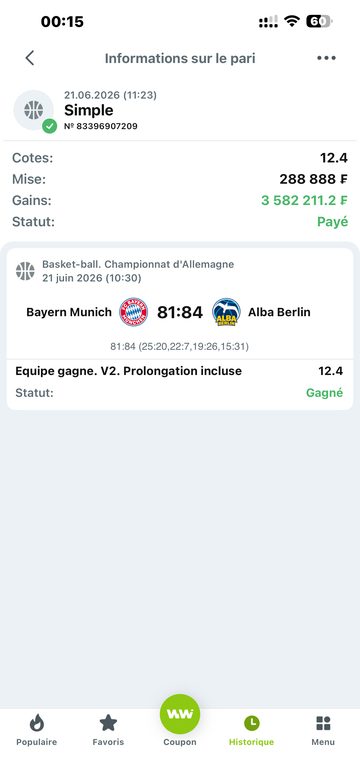 Coupon gagnant 3 582 211 F Cousin Marc